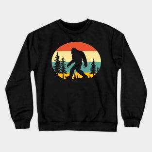 Vintage Retro Bigfoot Forest Crewneck Sweatshirt